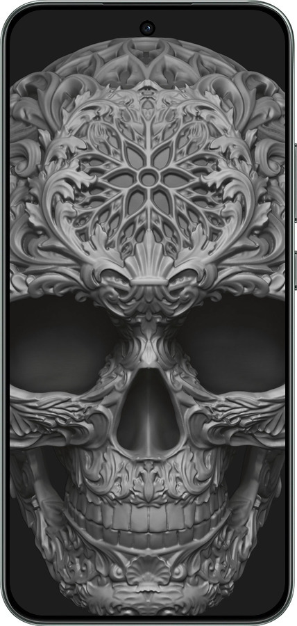 Силиконовый чехол skull-ornament для Oppo RENO 14F 5G - 4101u-4091 изображение 