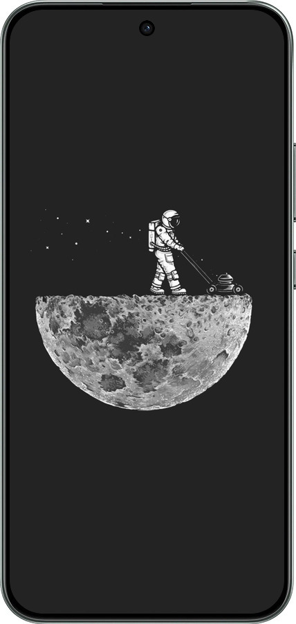 Силиконовый чехол Moon in dark для Oppo RENO 14F 5G - 4176u-4091 изображение 