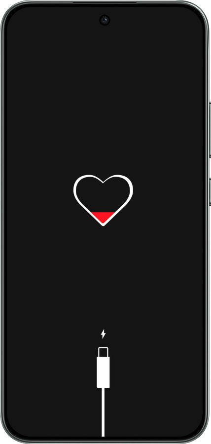 Силиконовый чехол Подзарядка сердца для Oppo RENO 14F 5G - 4274u-4091 изображение 