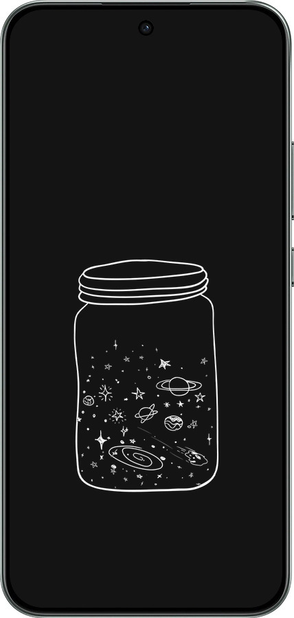 Силиконовый чехол Космос в банке для Oppo RENO 14F 5G - 4297u-4091 изображение 