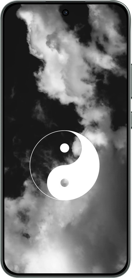 Силиконовый чехол Инь и Янь для Oppo RENO 14F 5G - 4389u-4091 изображение 