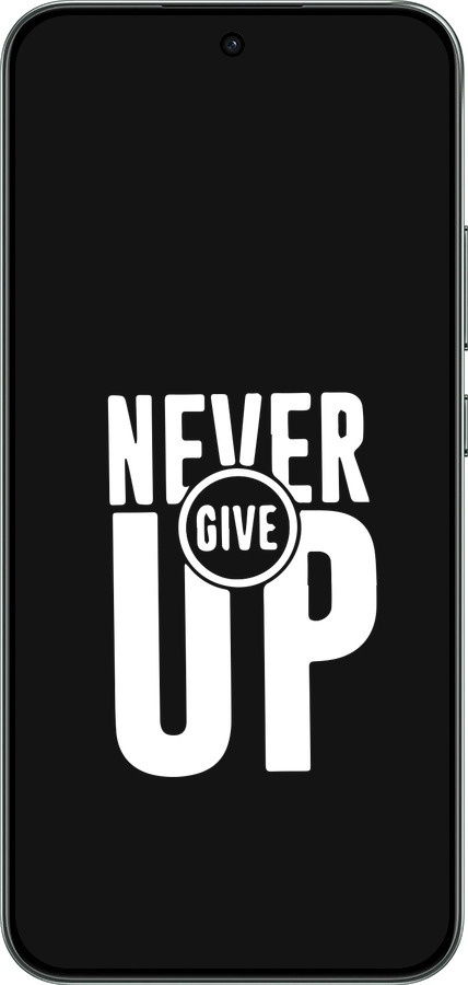 Силиконовый чехол Никогда не сдавайся для Oppo RENO 14F 5G - 4572u-4091 изображение 