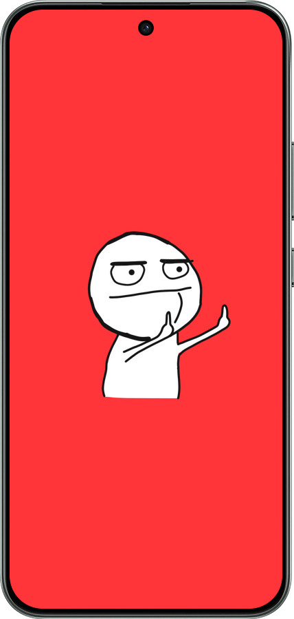 Силиконовый чехол Мем для Oppo RENO 14F 5G - 4578u-4091 изображение 