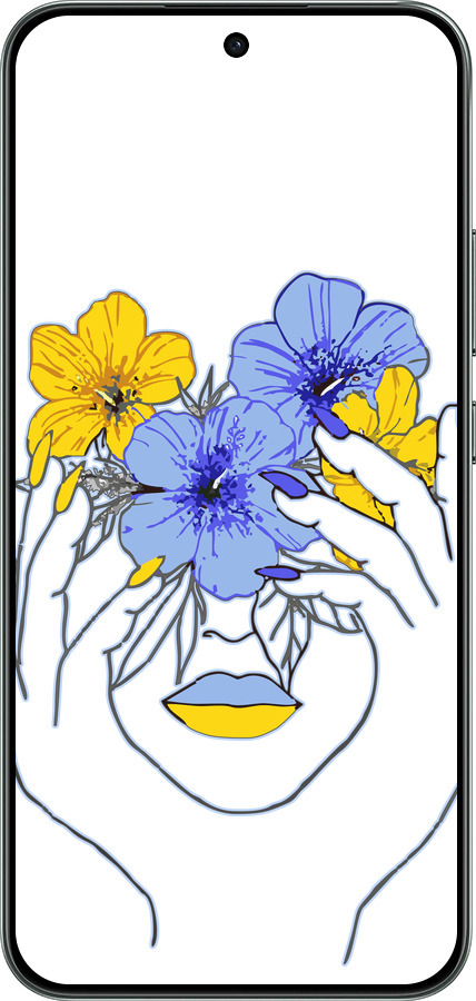 Силиконовый чехол Девушка v4 для Oppo RENO 14F 5G - 5276u-4091 изображение 