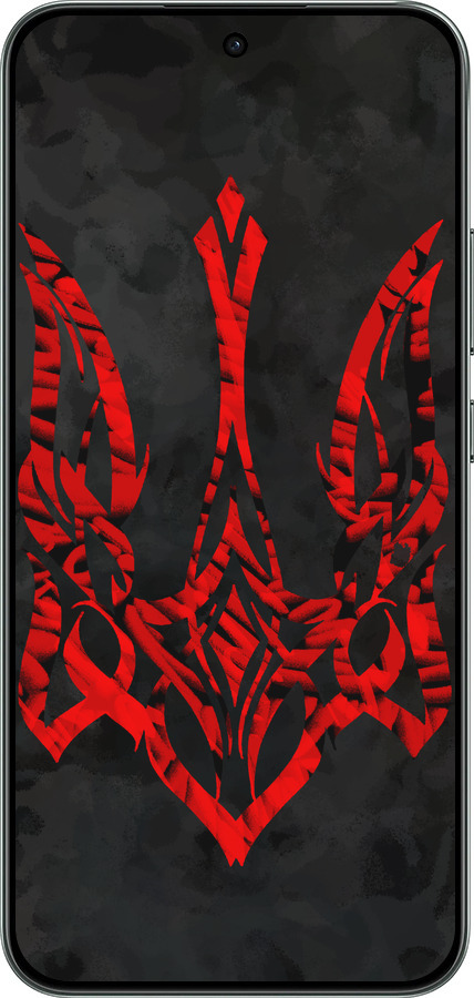 Силиконовый чехол Герб Украины v4 для Oppo RENO 14F 5G - 5319u-4091 изображение 