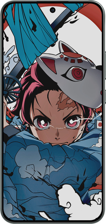 Силиконовый чехол Танджиро Камадо для Oppo RENO 14F 5G - 5574u-4091 изображение 