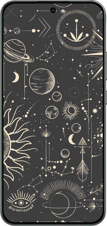 Силиконовый чехол Фаза луны для Oppo RENO 14F 5G - 5605u-4091 изображение 