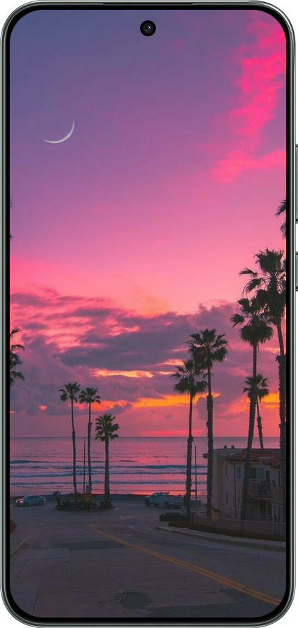 Силиконовый чехол Пальмы для Oppo RENO 14F 5G - 5873u-4091 изображение 