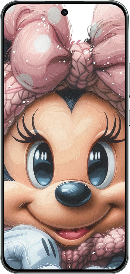 Силиконовый чехол Минни Маус с бантиком для Oppo RENO 14F 5G - 6055u-4091 изображение 