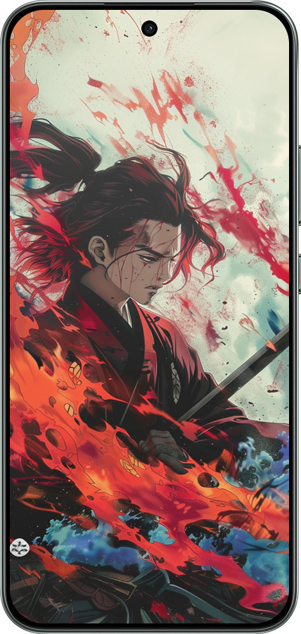 Силиконовый чехол Битва стихий для Oppo RENO 14F 5G - 6110u-4091 изображение 