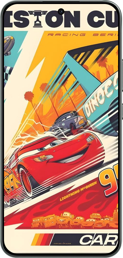 Силиконовый чехол Тачки для Oppo RENO 14F 5G - 6288u-4091 изображение 