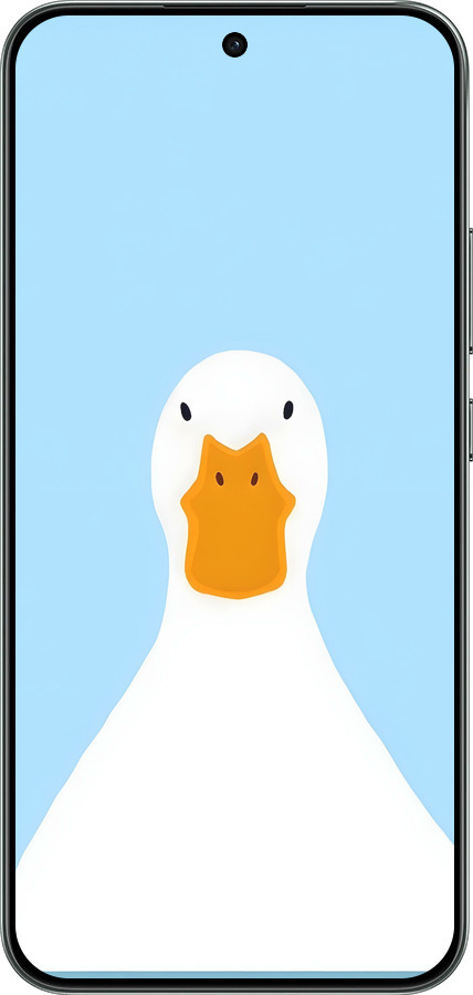 Силиконовый чехол Гусь для Oppo RENO 14F 5G - 6350u-4091 изображение 