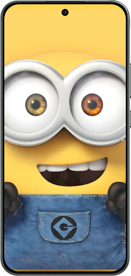 Силиконовый чехол Миньон для Oppo RENO 14F 5G - 6389u-4091 изображение 