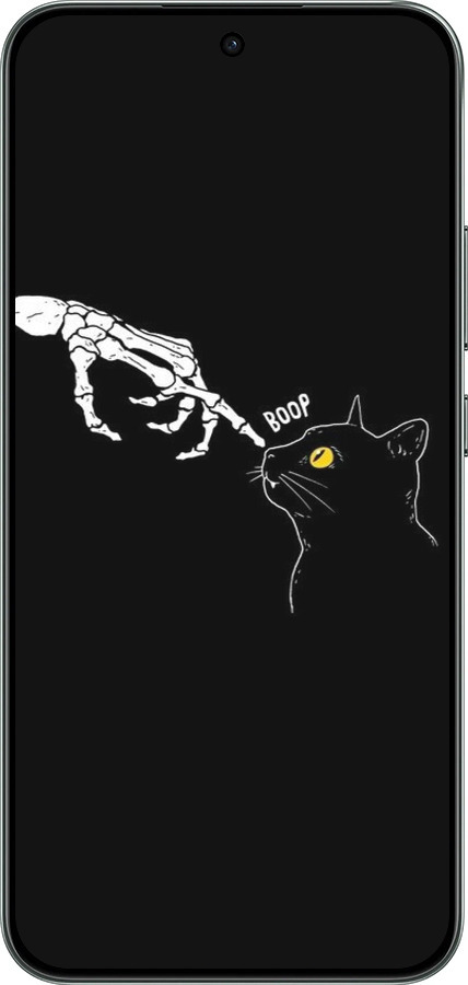 Силиконовый чехол Кошка для Oppo RENO 14F 5G - 6505u-4091 изображение 