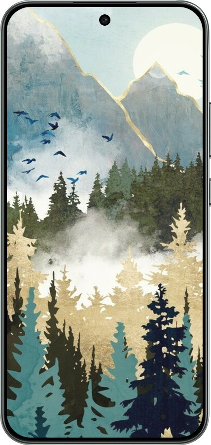 Силіконовий чехол Із зображенням лісового пейзажу для Oppo RENO 14F 5G - 6548u-4091 изображение 