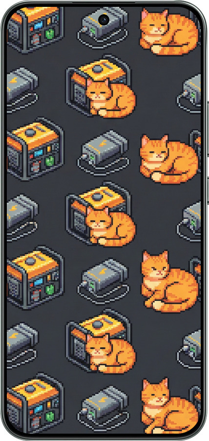 Силиконовый чехол Autonomous Zone для Oppo RENO 14F 5G - 6771u-4091 изображение 