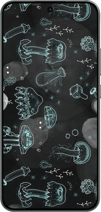 Силиконовый чехол Медузы для Oppo RENO 14F 5G - 906u-4091 изображение 