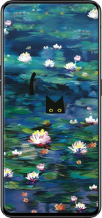 TPU чехол Чохол із зображенням водяних лілій Моне та кішок для Oppo Reno 2 - 6399b-1864 изображение 