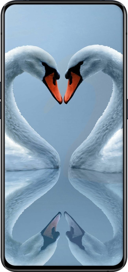 TPU чехол Лебеді для Oppo Reno 2 - 6007b-1864 изображение 