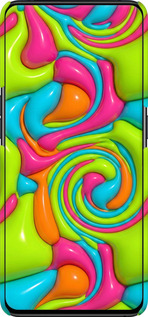 3D пластиковый матовый чехол Y2K Jelly Dream для Oppo Reno 2 - 6780m-1864 изображение 