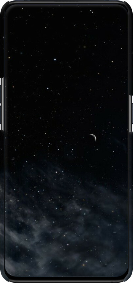 3D пластиковий матовий чехол Нічне небо для Oppo Reno 2 - 6451m-1864 изображение 