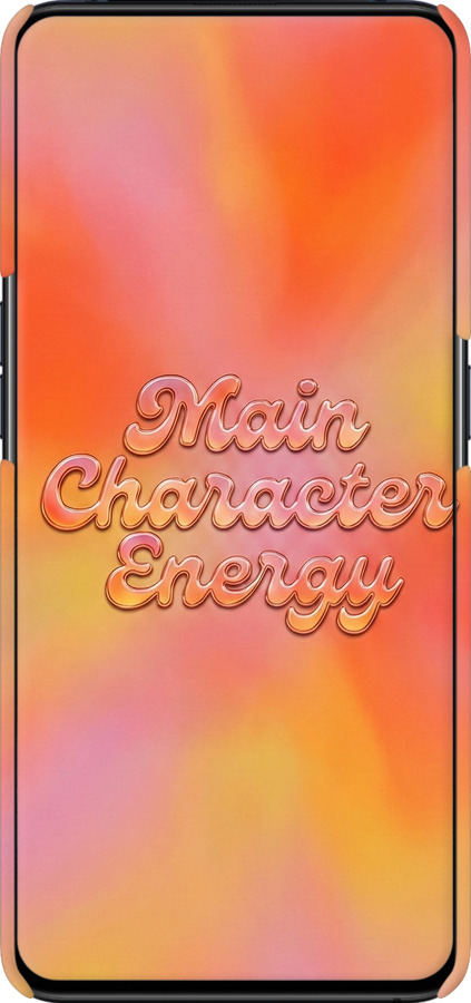 3D пластиковый матовый чехол Aura Gradient Main Character Energy Aesthetic Y2K для Oppo Reno 2 - 6783m-1864 изображение 