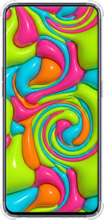 Силіконовий протиударний с посиленими кутами чехол Y2K Jelly Dream для Oppo Reno 2 - 6780sp-1864 изображение 