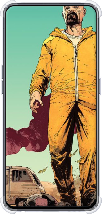 Силіконовий протиударний с посиленими кутами чехол № 5387 для Oppo Reno 2 - 5387sp-1864 изображение 