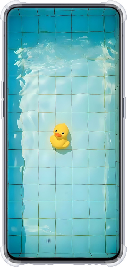 Силіконовий протиударний с посиленими кутами чехол Каченя для Oppo Reno 2 - 6323sp-1864 изображение 