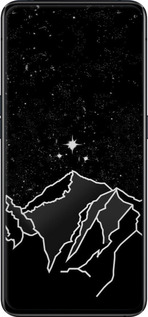 2D пластиковий чехол Мінімалістичний гірський краєвид для Oppo Reno 2 - 6438t-1864 изображение 