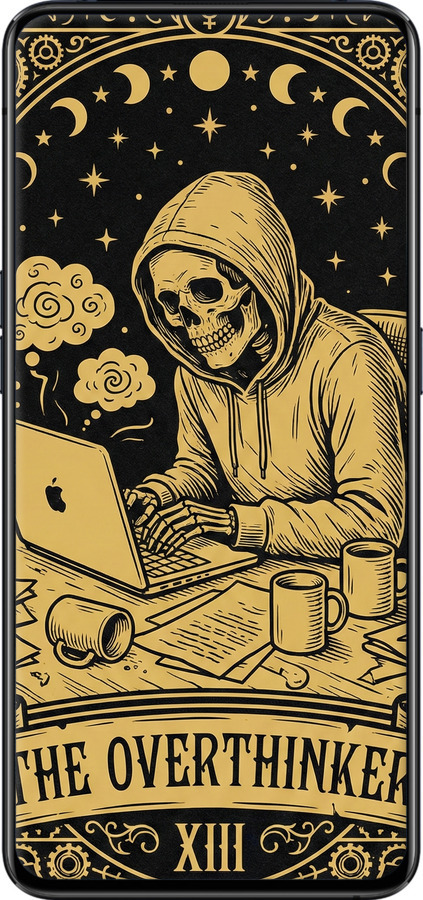 Силіконовий чехол The Overthinker для Oppo Reno 2 - 6774u-1864 изображение 