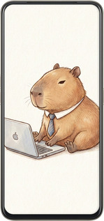 TPU чехол Funny Capybara CEO Working для Oppo Reno 2Z - 6777b-1867 изображение 