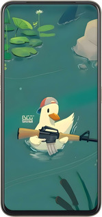 Силиконовый чехол Уточка с автоматом для Oppo Reno 2Z - 6356u-1867 изображение 