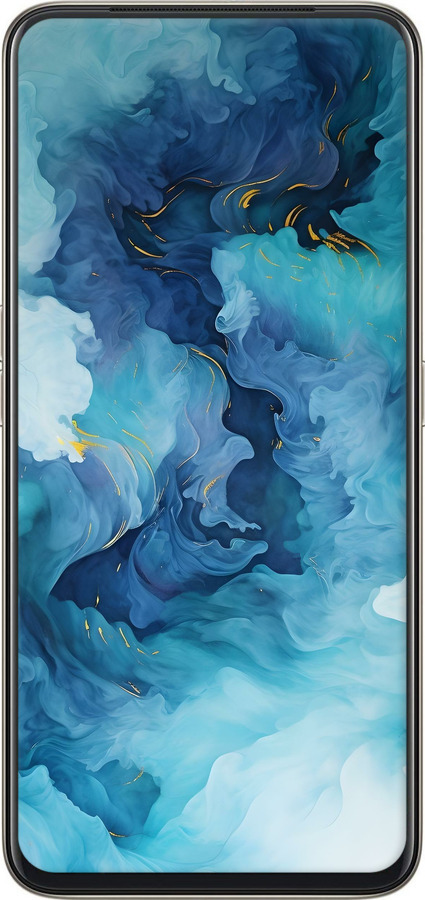 Силиконовый чехол Акварель для Oppo Reno 2Z - 6320u-1867 изображение 
