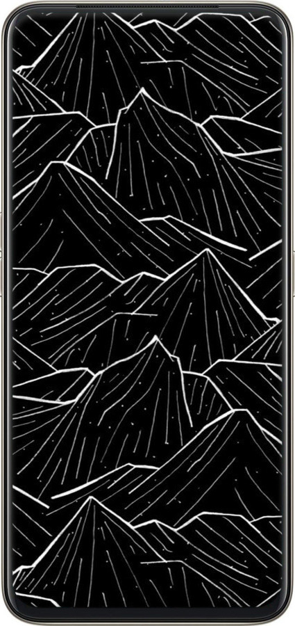 2D пластиковый чехол С изображением Темных гор для Oppo Reno 2Z - 6489t-1867 изображение 