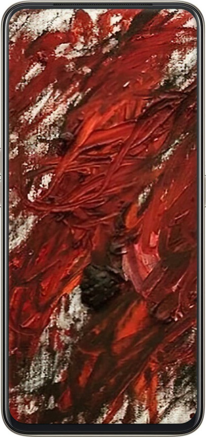 2D пластиковый чехол Абстрактная композиция в красных тонах для Oppo Reno 2Z - 6541t-1867 изображение 