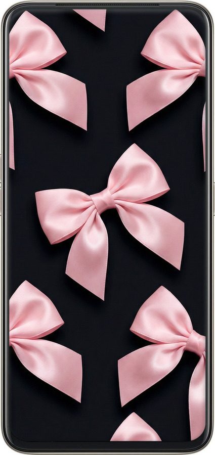 2D пластиковый чехол Coquette Ribbons Dark Coquette для Oppo Reno 2Z - 6767t-1867 изображение 