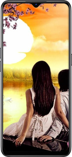 2D пластиковый чехол Sunset для Oppo Reno 3 - 6607t-1901 изображение 