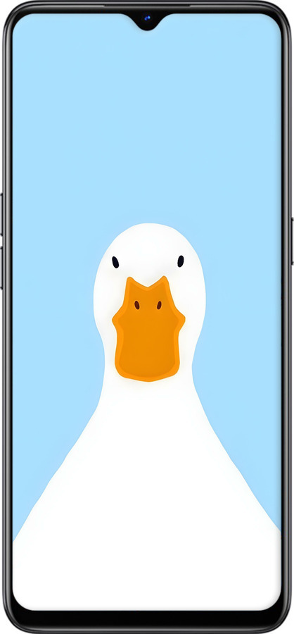 2D пластиковый чехол Гусь для Oppo Reno 3 - 6350t-1901 изображение 