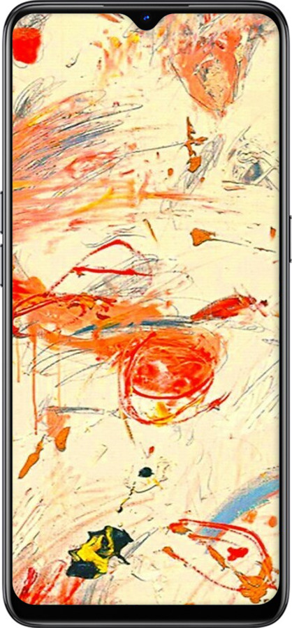 2D пластиковый чехол Динамичная картина с хаотичными мазками для Oppo Reno 3 - 6540t-1901 изображение 