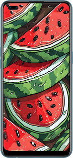 TPU чехол Кавун для Oppo A93 - 6315b-2185 изображение 