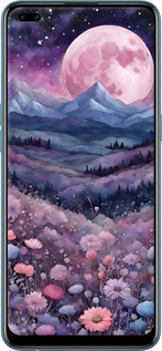 TPU чехол Ніч місяць арт для Oppo A93 - 6319b-2185 изображение 