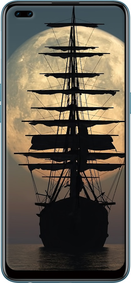 TPU чехол Корабль для Oppo A93 - 5998b-2185 изображение 