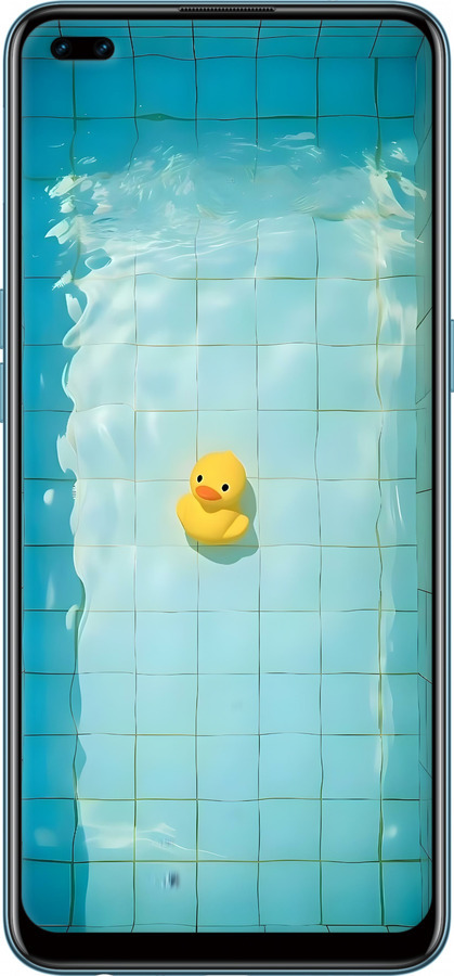 TPU чехол Утенок для Oppo Reno 4 Lite - 6323b-2099 изображение 