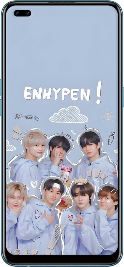 TPU чехол Енхайпен для Oppo Reno 4 Lite - 6362b-2099 изображение 