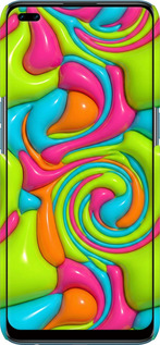 3D пластиковий матовий чехол Y2K Jelly Dream для Oppo A93 - 6780m-2185 изображение 