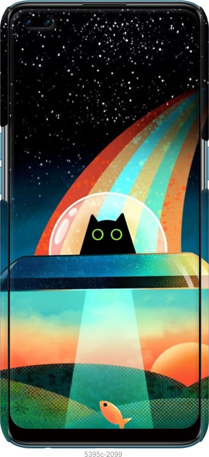 3D пластиковый матовый чехол № 5395 для Oppo Reno 4 Lite - 5395m-2099 изображение 