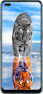 2D пластиковый чехол Тигр для Oppo A93 - 6016t-2185 изображение 