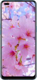 2D пластиковый чехол Сакура для Oppo Reno 4 Lite - 6029t-2099 изображение 