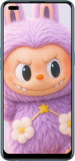 2D пластиковий чехол Лабубу для Oppo Reno 4 Lite - 6708t-2099 изображение 